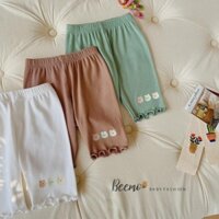 Set 03 quần legging đùi BEEMo bé gái cực xinh