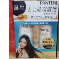 Set 03 sản phẩm dầu gội-xả-ủ Pantene xanh dương (nội địa Nhật)