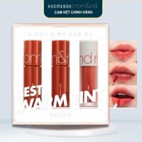 Set 03 Son Mini Siêu Lì Romand Best Tint Edition 62,4g ®️