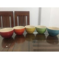 Set 05 bát ăn cầu vồng Le Creuset