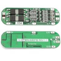 Sét 05 Bo Mạch Bảo Vệ PCB BMS 12.6v 64x20x3.4mm 3S 20A Cho Pin Li-Ion Lithium 18650 DTMV