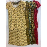 Sét 05 -Bộ thun A Ti co giãn thoải mái, quần lửng ống rộng – áo cổ tim hoặc tròn-tay con