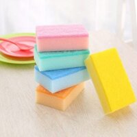 Set 05 miếng mút rửa chén bát trộn màu ngẫu nhiên - Hàng nội địa Nhật Bản.