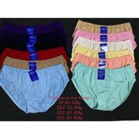 Set 05 quần lót nữ BIG SIZE Thun cotton Cạp cao Hàng Việt NamTừ 60kg đến 90kg - 4XL