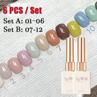 Set 1 / 6 Lọ Sơn Móng Tay 12 Màu Thời Trang Mới