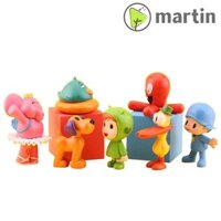 Set 1 7 Mô Hình Đồ Chơi Nhân Vật POCOYO Bằng PVC