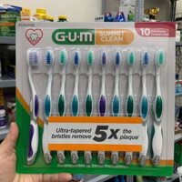 Set 10 bàn chải lông mềm GUM Summit Clean - EDS Hàng Mỹ