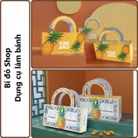 Set 10 bộ hộp TẾT 2025 đưng bánh dứa,bánh kẹo NỮ HOÀNG THANH NHÃ - Bí đỏ shop dụng cụ làm bánh