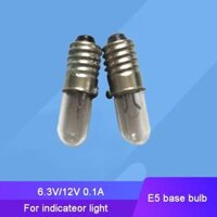 Set 10 Bóng Đèn Led Mini E5 6.3v 12v - 12V 0.1A