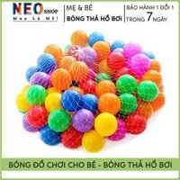 Set 10 Bóng Nhựa Đồ Chơi Cho Bé Bóng Nhựa Nhà Bóng Hồ Bơi - An Toàn Cho Bé