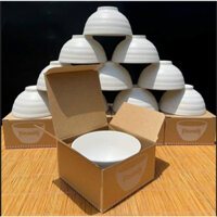 Set 10 chén sứ trắng trơn Donghwa (Quà tặng Vinamilk)