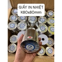 [SET 10 cuộn] GIẤY IN NHIỆT K80x80, giấy in bill - hoá đơn 80mm cho máy POS Ocha, cà phê, trà sữa, quán nhậu, nhà hàng