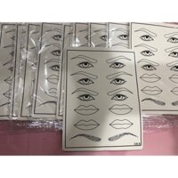 Sét 10 da tập xăm thẩm mỹ khổ a5