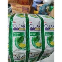 Set 10 dây gội Clear mát lạnh bạc hà, tổng nhận về 100 gói dầu gội