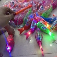 Set 10 đèn lồng cá chép có đèn nhạc chơi Trung thu