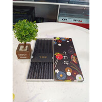 Set 10 đôi đũa Shikisai hoa Đào AL-1073 sợi thuỷ tinh cao cấp đầu bạc