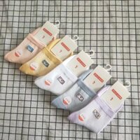 Set 10 Đôi Tất Cổ Ngắn Nam Nữ Vớ Cổ Thấp ,Cổ cao Cotton Êm Mềm Đi Mát