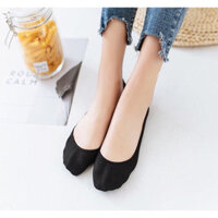 Set 10 Đôi Tất Hài Nữ Đi Giày Búp Bê Ôm Sát Nâng Niu Bàn Chân TH01 - Đen