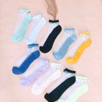 Sét 10 đôi tất lưới hoa cúc  - NGẪU NHIÊN