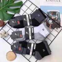 Set 10 Đôi Tất Miniso Cổ Cao Tất Nam,