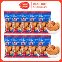 Set 10 Gói Bánh Quy Mặn Nomura Mire Biscuits Nhật Bản 120G/Gói