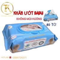 [SÉT 10 gói] khăn ướt không mùi an toàn cho bé