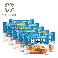 [Set 10 gói] MÌ KHÔ ĐẠI HÀN, MÌ TRỘN DẠNG LẠNH BIBIM MEN - GÓI 130gr - PALDO