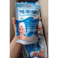 Set 10 gói Muối tắm EPSOM VN dùng tắm, ngâm chân, thanh lọc, rửa mặt trị mụn (Quy cách gói 200g)