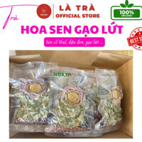 🌿Set 10 gói Trà hoa sen nguyên bông mix hoa gạo lứt đậu đen kỷ tử long nhãn LÀ TRÀ