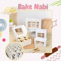 SET 10 HỘP ĐỰNG BÁNH CUPCAKE 1-2-4-6 BÁNH