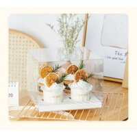 SET 10 HỘP MICA ĐỰNG BÁNH CUPCAKE 4 BÁNH (2112.020)