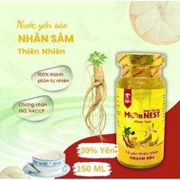 Set 10 hủ nước yến sào nhân sâm