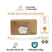 Set 10 Khăn Sữa Cao Cấp MOLLIS ORGANIC 30x30CM