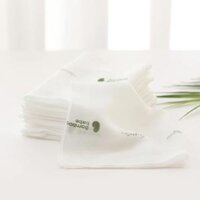 Set 10 khăn sữa vải xô sợi tre Hàn Quốc BambooBebe 38x38cm