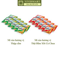 [SET 10 KHAY] - ACECOOK - Mì xào TÁO QUÂN 2 vị: Táo Quân thịt bằm xốt cà chua và Táo Quân thập cẩm (85g/ khay)