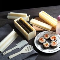 Set 10 Khuôn Làm sushi Hình Vuông / Tròn / Trái Tim Đa Năng diy