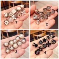 Set 10 Khuy Cài Áo Mini Chống Hở, Ghim Cài Trang Trí Thời Trang Hàn Quốc Giá Rẻ - Set 3