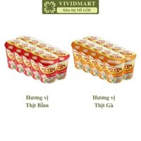[SET 10 LY] - ASIAFOODS - Cháo ly tổ yến Gấu đỏ 2 vị: Thịt bằm, Thịt gà, Cháo Gấu Đỏ Tổ Yến, Cháo Yến Gấu Đỏ ly (50g/ly)
