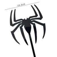 Set 10 mica hình con nhện đen.