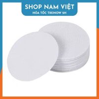 Set 10 Miếng Dán Velcro Tròn Kèm Keo 2 Mặt, Cố Định Thảm, Dán Nệm Sopha, Ra Trải Giường - Trắng-5cm 10 miếng