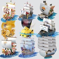 Set 10 Mô Hình Tàu Cướp Biển One Piece Tự Lắp Ráp