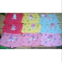Sét 10 quần chip đùi bé gái Size 30-35kg