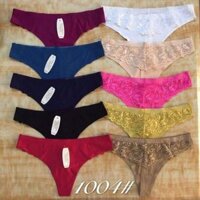 Set 10 quần lọt khe sexy su pha ren mã 1004
