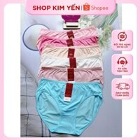 Set 10 Quần Lót Nữ Bigsize Cotton Thái (3014) Size 60 - 75 Kg, Chất Vải Mềm Mịn Thoáng Mát Co Giãn Tốt - Shop Kim Yến