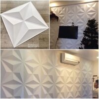 SÉT 10 TẤM ỐP TƯỜNG 3D NHỰA PVC .
