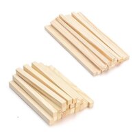 SET 10 THANH GỖ THÔNG VUÔNG 2CM  LÀM ĐỒ THỦ CÔNG MÔ HÌNH ĐỒ CHƠI TRANG TRÍ