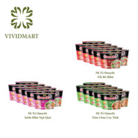 [SET 10 TÔ] - MASAN - Mì tô khoai tây Omachi 3 vị: Lẩu Tôm Càng, Xốt Bò Hầm, Sườn Hầm Ngũ Quả, Mì Omachi tô (92-96g/tô)