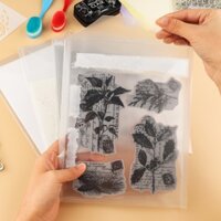 Set 10 Túi Đựng Con Dấu Trong Suốt Tiện Lợi