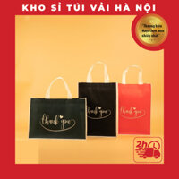 Set 10 Túi Vải Không Dệt Thank You - Sang Trọng - Túi Hàng Chất Lương Cao Cấp - Kho Sỉ Túi Vải Hà Nội