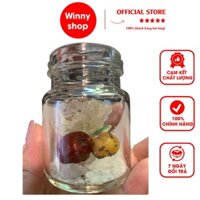 Set 10 Yến Sào Mini Cho Bé Tặng Kèm Gia Vị Có 2 Hũ Chưng Và Giỏ, Thích Hợp Làm Quà Biếu Tiện Lợi Cho Một Lần Chưng